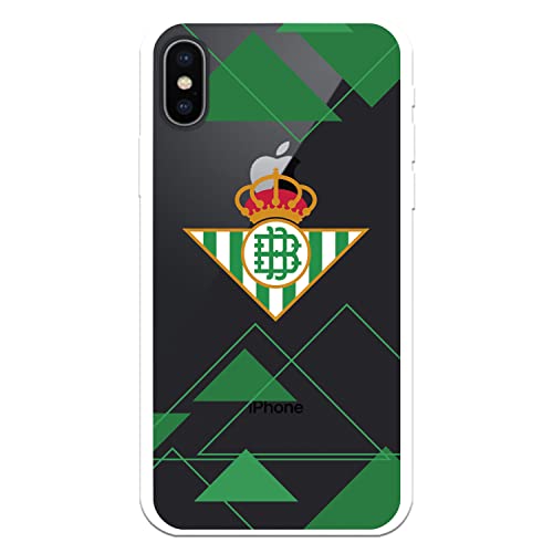 Coque pour iPhone X - XS Real Betis Balompié transparente en silicone