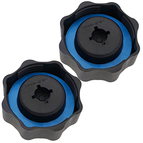 SING F LTD 2PCS Coolant Expansion Tank Radiator Cap 17107515499 Compatible with Mini R50 R52 R53 R55 R56 R60 Plastic Reservoir Lid Car Replacement Parts