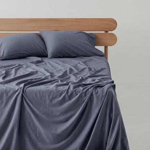 U.S. POLO ASSN. Jersey Knit Sheet Set, Cotton Blend, T-Shirt & Pajama Feel, Deep Pocket, Wrinkle-Resistant, Cooling & Breathable, Everyday Comfort Stretch by U.S. POLO ASSN. - Used condition - Image 8