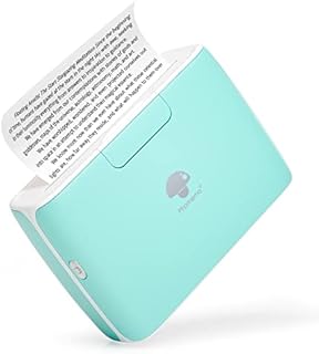 Phomemo M04S 110mm Portable Wireless Printer Bluetooth Mini Thermal Mobile Printer, Support 53/80/110mm Printing Width, 300 dpi,Compatible with iOS + Android, Suitable for Mobile Office,Note,Sticker