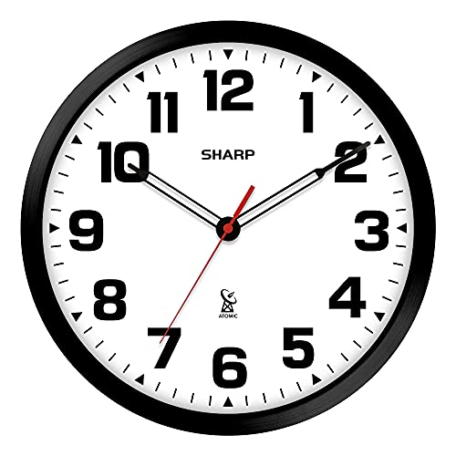 SHARP Atomic Analog Wall Clock review image