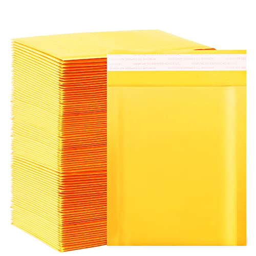 Enveloppes à bulles kraft Dasen #000 jaune 15x22 cm lot de 100 pour petits envois sécurisés