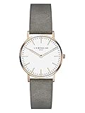 Quarz-Uhr (Analog) mit Leder-Armband und Dornschließe