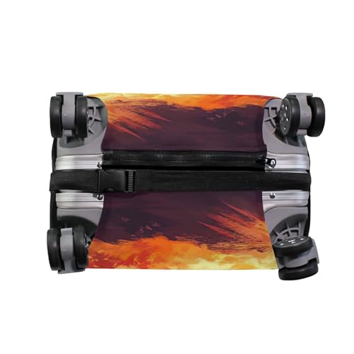 Suitcase Covers for Luggage Protectors Anti-scratch Aesthetic Travel Essentials for Women Monster Truck, M, Fits 22-24 Inch Case 5