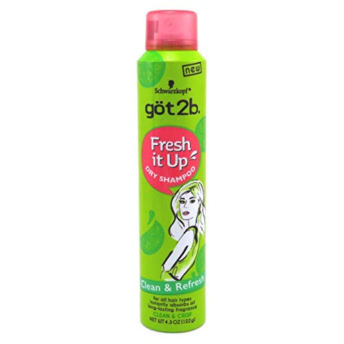 Got 2B Fresh It Up Dry Shampoo Clean & Refresh 4.3 Ounce (127ml) (2 Pack)