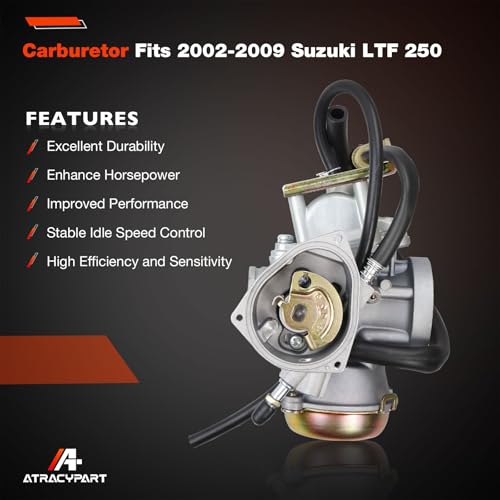 Image of Carburetor Compatible with 2002-2009 Suzuki LTF 250 Ozark 250F, 2004-2009 Suzuki Quad Sport LTZ250 Carb Replace# 13200-05G01