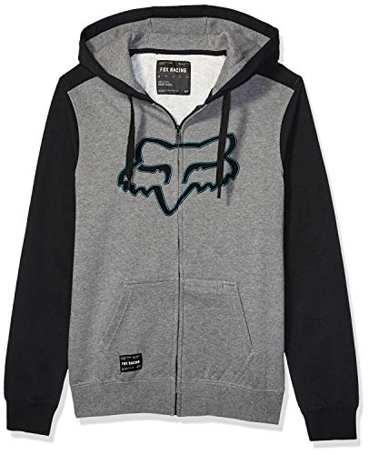 Fox Head Men's ZIP FLEECE, Graphite/black, L