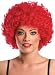 Costume Culture Men's Afro Clown Wig, Red, One Size