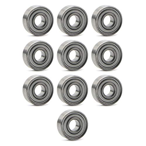 Unxuey 10 unidades 3 x 7 x 3 mm Miniatur-Stahlrollenlager 683Z 618/3 683ZZ L-730ZZ 1000083 Rillenkugellager