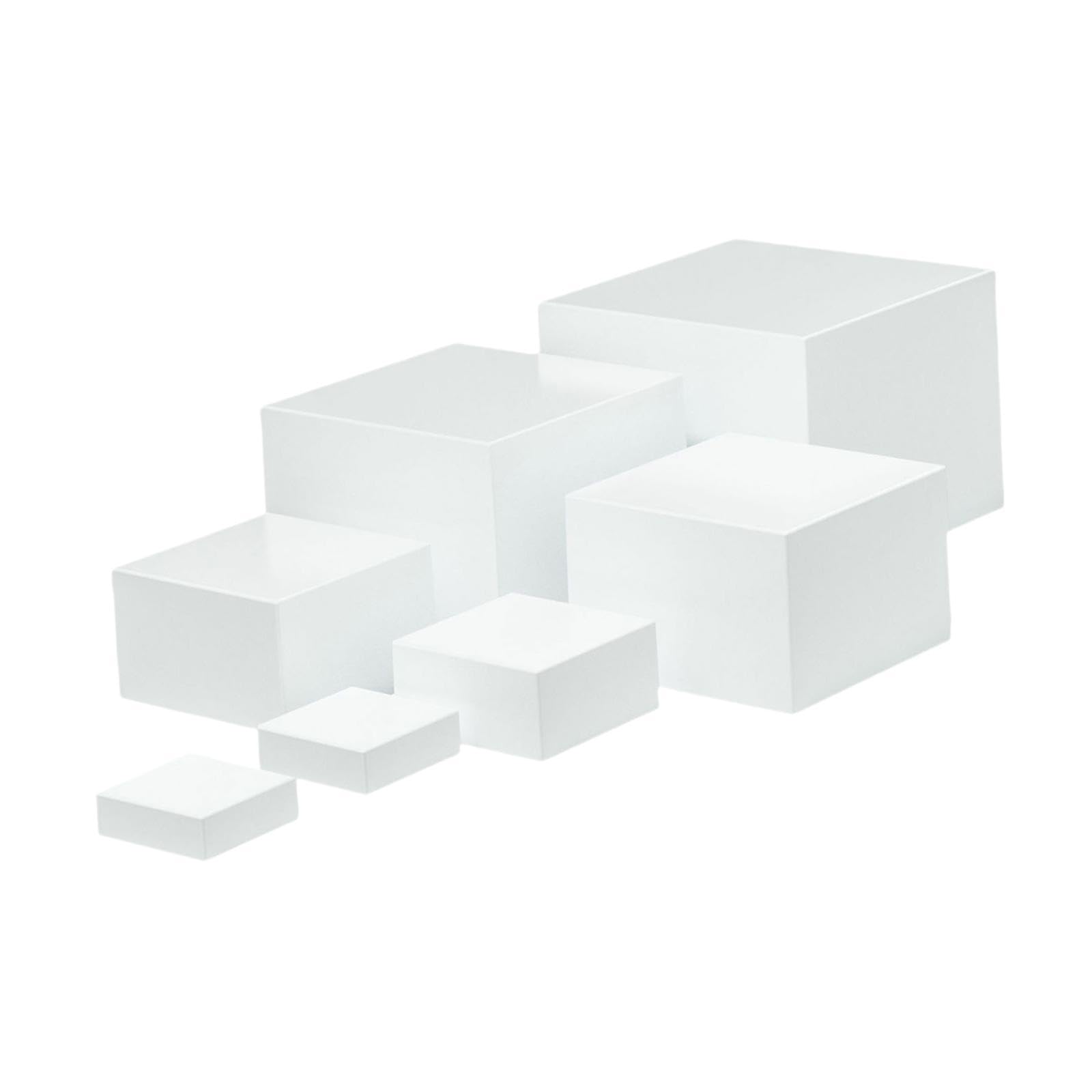 Buffet riser cube lot de 7 présentoirs emboîtables en acrylique