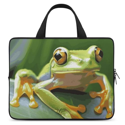 Pochette ordinateur 10 pouces antichoc à motif grenouille