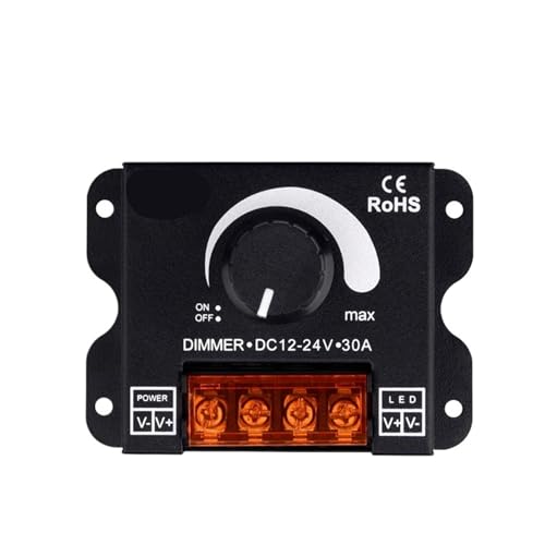 Variateur LED DC12V-24V 30A pour stopper le scintillement des rubans LED