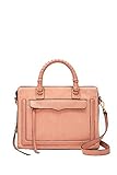 Rebecca Minkoff Women's Bree Medium Top Zip Satchel Dusty Peach