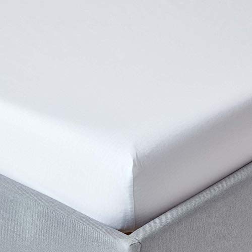 Averest Luxury Hotel Quality, Brushed Microfiber Full XL Fitted Sheet Only - Solid White - 15 Inch Extra Deep Pocket, All Round Elastic, Wrinkle & Fade Resistant, Moisture Wicking Fitted Sheet