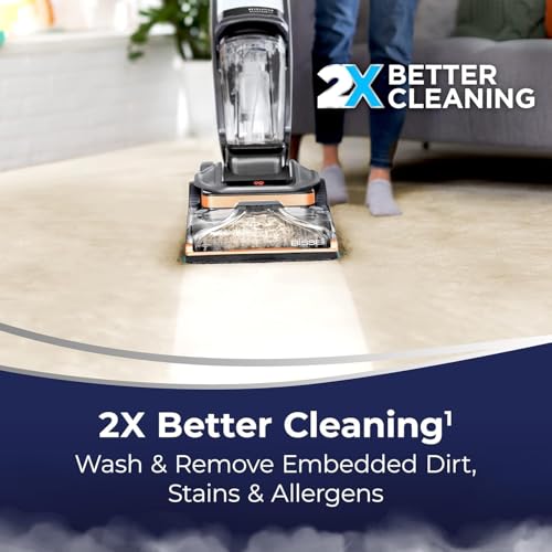Bundle of BISSELL Revolution HydroSteam Pet Carpet Cleaner, 3432 + Bissell Deep Clean Pro 4X Deep Cleaning Concentrated Carpet Shampoo, 48 ounces, 78H63 - image 2