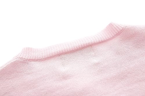 Image of Girls Cardigan Sweater Button Knit Sweater Kids Ruffle Long Sleeve Dress Cover Up Size 12M-6T