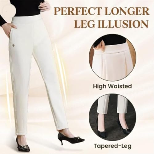 Comfiella - Women's Casual High Waist Modern Fit Pants, Elastic Women's Casual Sports Pants Harem Pants4