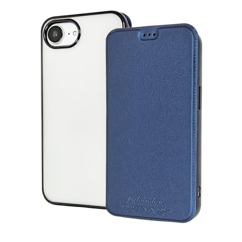 Ryo�y�X������ �X�}�z�P�[�X �Ή� iPhone 16 e 6.1�C���` 2025 �蒠�^ �J�[�h���[ �X�^���h iPhone16e �p �P�[�X �S�ʕی� �ϏՌ� �A�C�t�H�� 16 E �ی� �J�o�[ �u���[