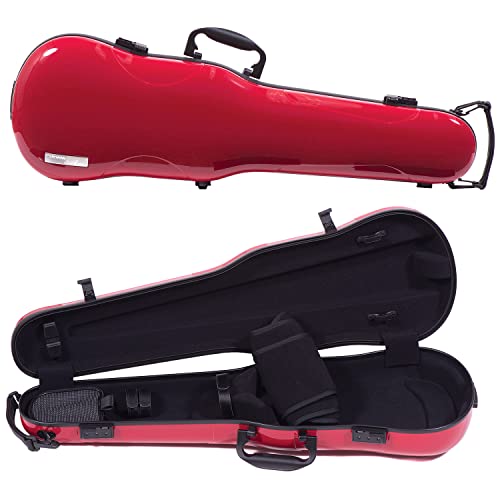 Gewa Air 1.7 Shaped Red Violin Case with Black Interior