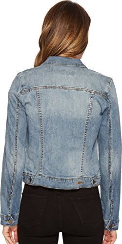 KUT from the Kloth Women's Amelia Long Sleeve Denim Jacket, Empathetic, Medium