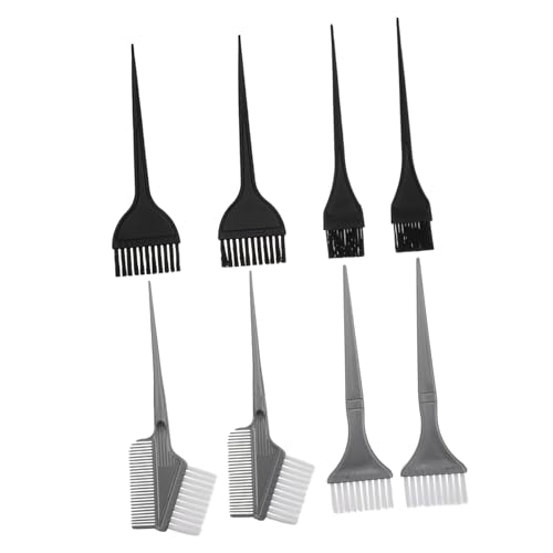 STOBAZA 8 piezas Kit para Teñir Cabello con Brochas y Peines Profesionales para Salón Aplicador de Tinte y Mechas Cepillos Duraderos para Uso Casa y Barbería