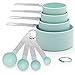 Measuring Cups and Spoons Set of 8 Pieces, nesting measuring cups for Measuring Dry or Liquid Ingredients, Stainless Steel Handle, Kitchen Gadgets for Cooking & Baking