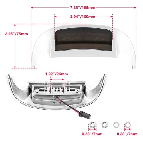 Freno trasero luces y faros punta delantero de alta gama para Electra 6