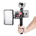 Zecti Smart Phone Video Rig Adjustable Camera Rig for Phone Filmmaking with Cold Shoe Mount fit Apple iPhone, Samsung and Most Phones within 7-inch Screen