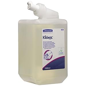 Kleenex Vloeibare handzeep, voor dagelijks gebruik, transparant/parfumvrij, 1 x 1 l reservoir, 6333