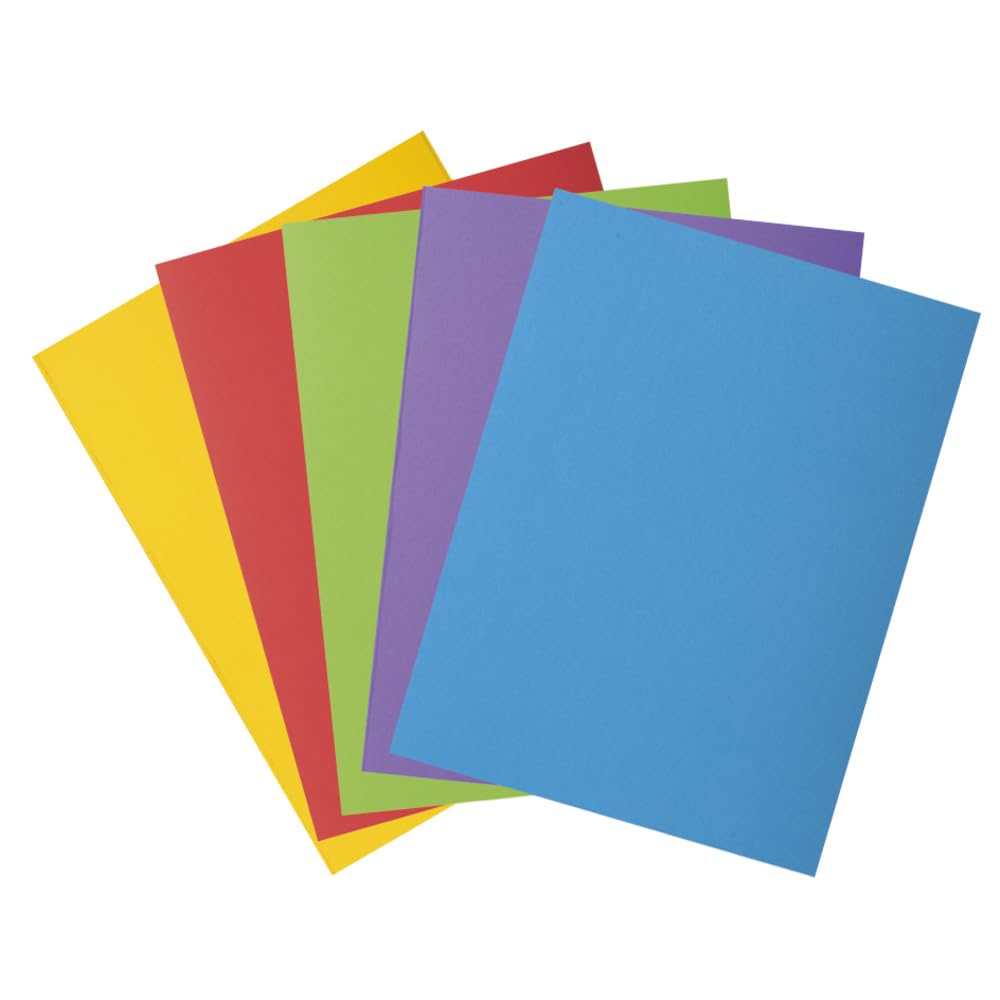 Exacompta 1 Flap Folder 218000E A4 Assorted 210Gsm Cardboard 24X32cm Pack Of 250