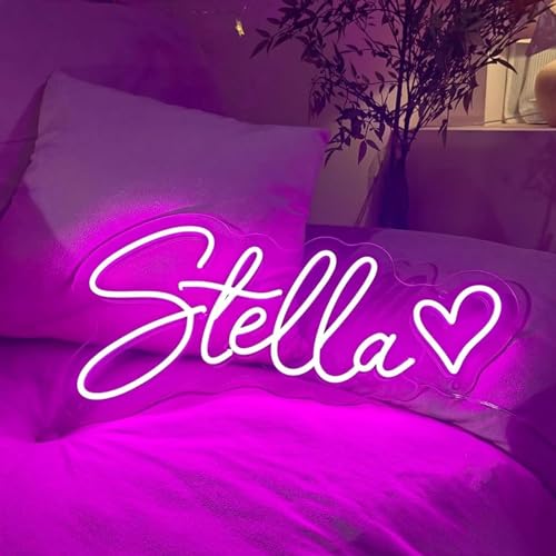 Image of Custom Neon Signs led name sign neon sign for wall decor led name signs personalized Logo Room Wedding Birthday Party Various Color and Size Business Personalized Gifts Presents