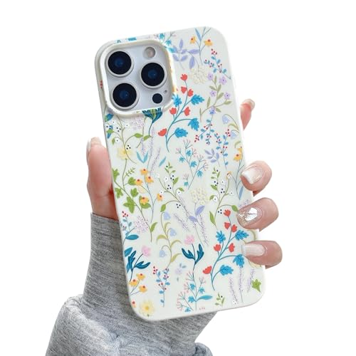 Coque iPhone 12/12 Pro QLTYPRI en TPU souple mince et antichoc avec motif floral coloré