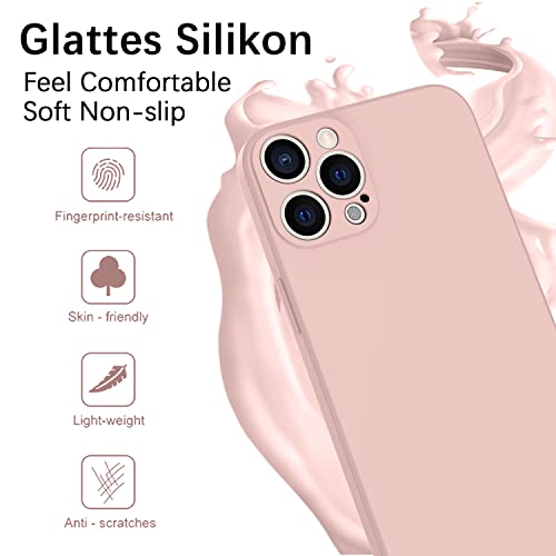 KPPIT Silicone Case Compatible with iPhone 12 Pro 6.1 inch protective case - Image 2