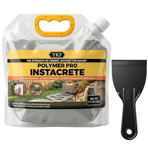 YKF Ready-to-Use Polymer Cement Adhesive Paste, 4.4 lb Pouch