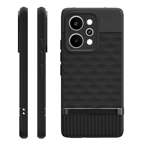 Image of Shockproof Case Compatible with Realme P4 Power 5G | Full Camera Protection | TPU Flexible Back Cover for Realme P4 Power 5G (Matte Black)