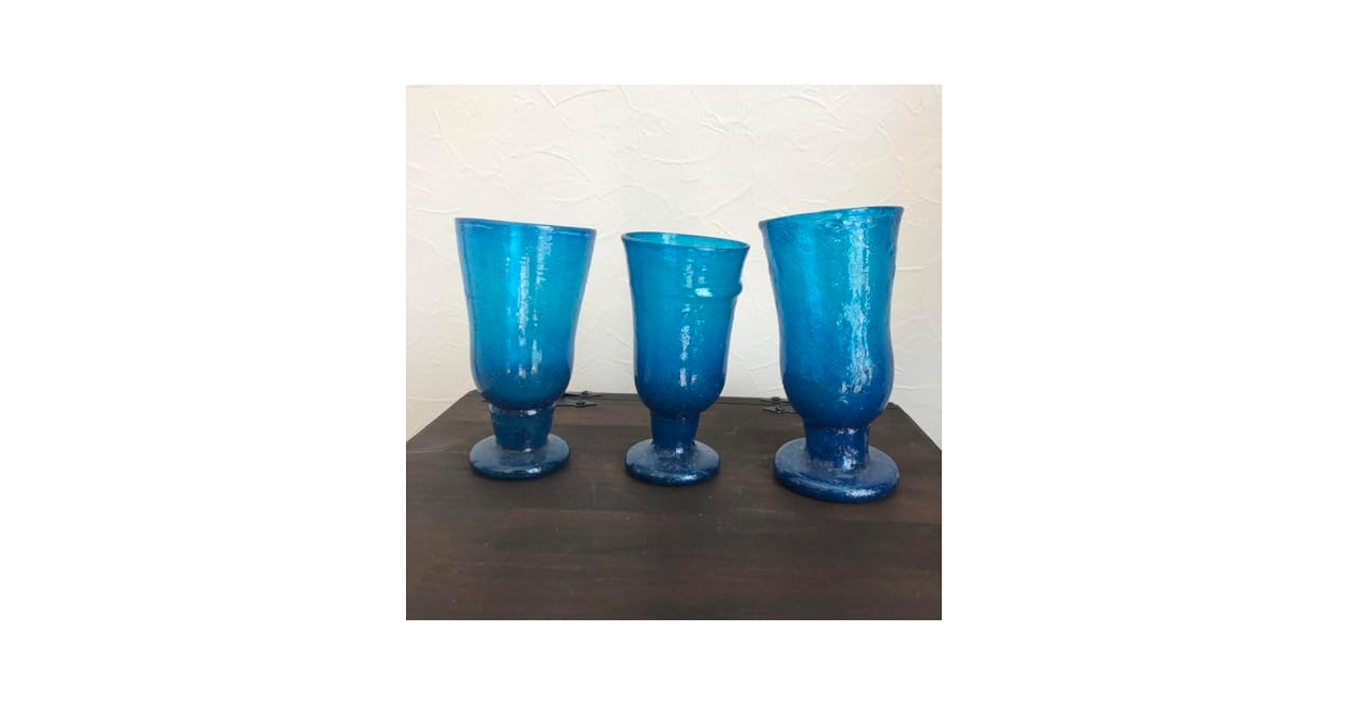 アフガニスタン　ヘラートガラス　民芸品　日常雑器　3個　吹きガラス アフガニスタン ヘラートガラス 民芸品 日常雑器 3個 吹きガラス