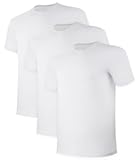 Men&apos;s Undershirt Moisture-Wicking T-Shirts Stretch Crewneck Soft Tees for Men&comma;3 Pack