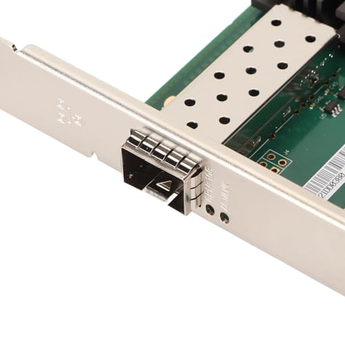 Adaptador de red PCIe X4 10 Gigabit con interfaz SFP Plus, baja latencia, disipador de calor excelente miniatura 7