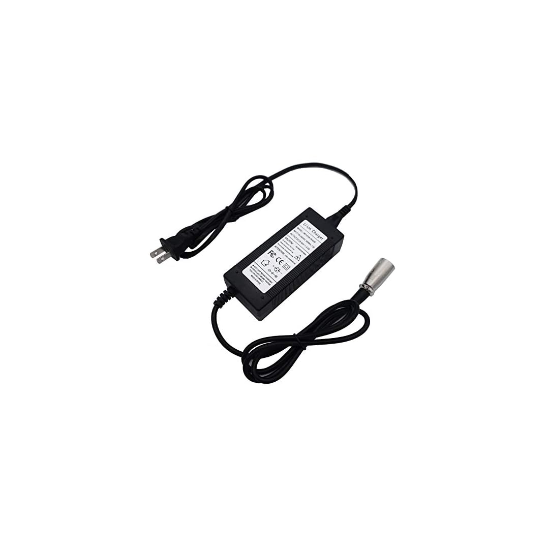 Unocho 29V Battery Charger 2A DC Charger Power Supply Adapter for 24V Lithium Batteries li-ion Batteries Pack with 3-pin…