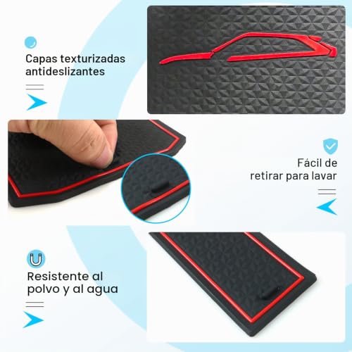 Alfombrillas de goma Eclipse Cross solucionan las manchas en portavasos del coche 2