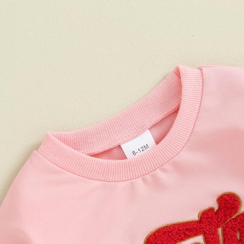 Hnyenmcko Toddler Baby Boy Girl Christmas Outfit Santa Long Sleeve Crewneck Sweatshirt Pullover Tops Baby Fall Clothes4