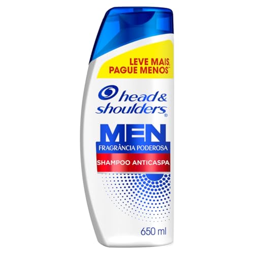 Head & Shoulders Shampoo Anticaspa Fragrância Poderosa Old Spice 650 ml