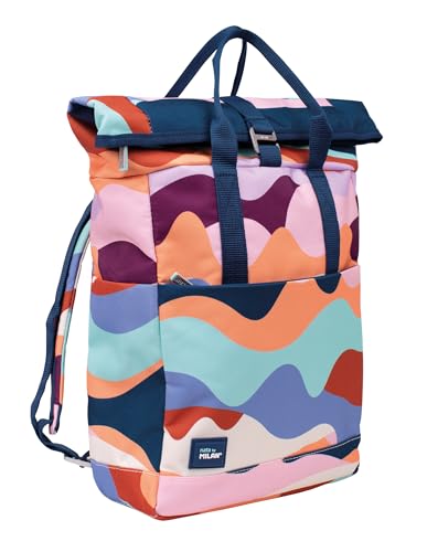 MILAN® Mochila urbana con cierre superior enrollable (10 l) serie The Fun, multicolor