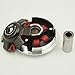 Glixal ATKS-042 GY6 125cc 150cc High Performance Racing Variator Kit with 13g Roller Weights for Chinese 4-Stroke 152QMI 157QMJ Scooter Moped ATV Engine Front Clutch