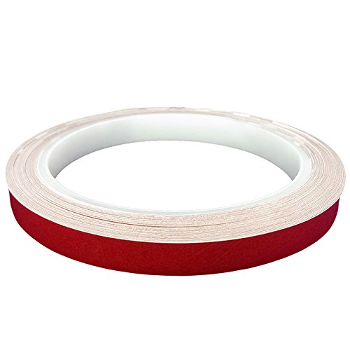DonDo 3M 610C Reflektierendes Klebeband Reflexfolie Konturmarkierung Rot 10mm x 10m