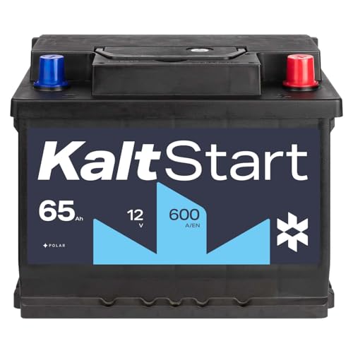 KaltStart BATTERIEN Autobatterie 12V 65Ah 600A/EN bis zu 3x längere Haltbarkeit ersetzt 60Ah 61Ah 63Ah 62Ah 64Ah