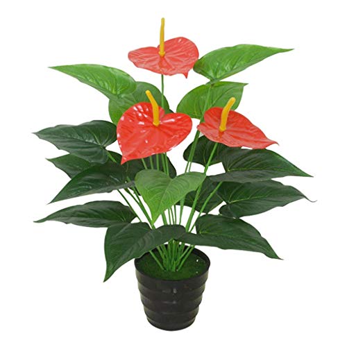 Feng Shui plante verte de simulation en pot pour salon chaleureux