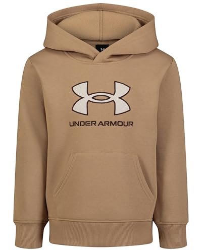 Image of Under Armour Boys' Fleece Pullover Hoodie Sweatshirt, Soft & Comfortable, Relaxed Fit