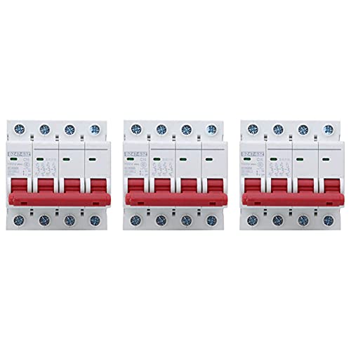 Disjoncteur Miniature DC 1000V 4P protection intégrale contre fuites et surcharges rail DIN 16A