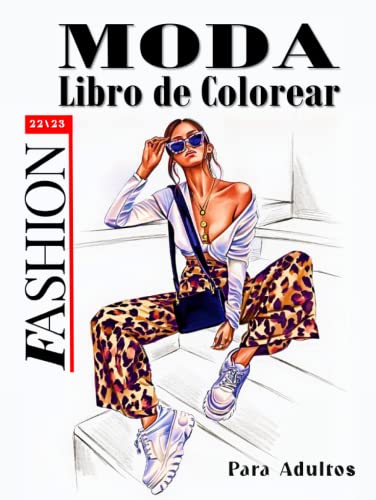Libro de colorear de moda para adultos: 120 hermosos dibujos de moda para colorear / Libro de colorear de moda para mujeres / vestidos de niñas libro ... | vestidos de niñas libros para colorear